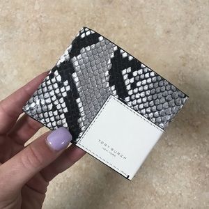 Tory Burch snakeskin wallet